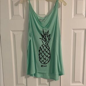 Fused Hawaii Mint Green Pineapple Tank Top
